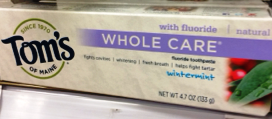 Toothpaste Whole Care w Fluoride Wintermint 4.7 oz nq
